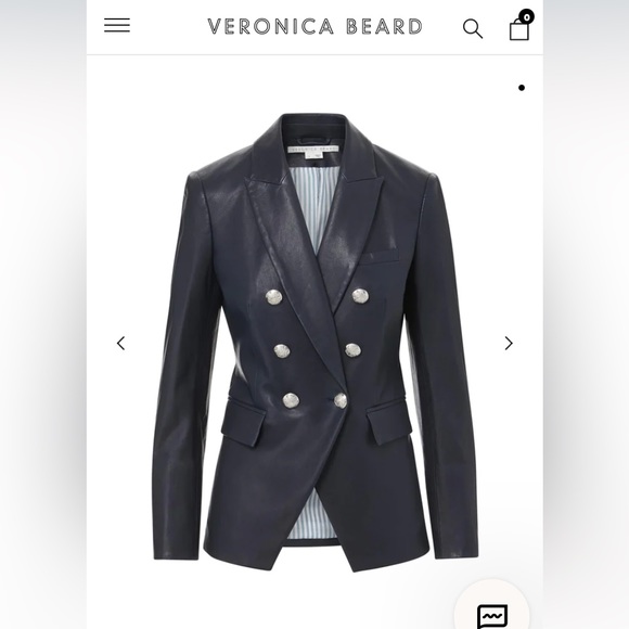Veronica Beard Jackets & Blazers - Veronica Beard Lambskin Miller Dickey Jacket